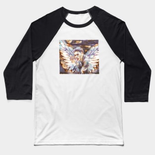 K-pop Stray Kids Felix Angel Wings Fan Art Baseball T-Shirt